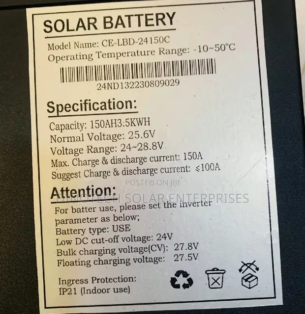 C-WORTH 3.5kwh/24v Lithium BatteryAlabaMarket247 - Alaba International Market Online Store