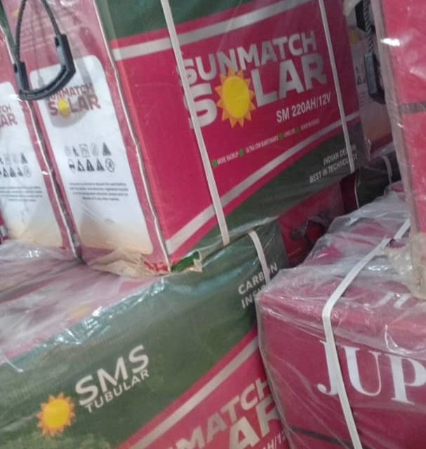 220AH  SUNMATCH TUBULAR SOLAR BATTERYAlabaMarket247 - Alaba International Market Online Store