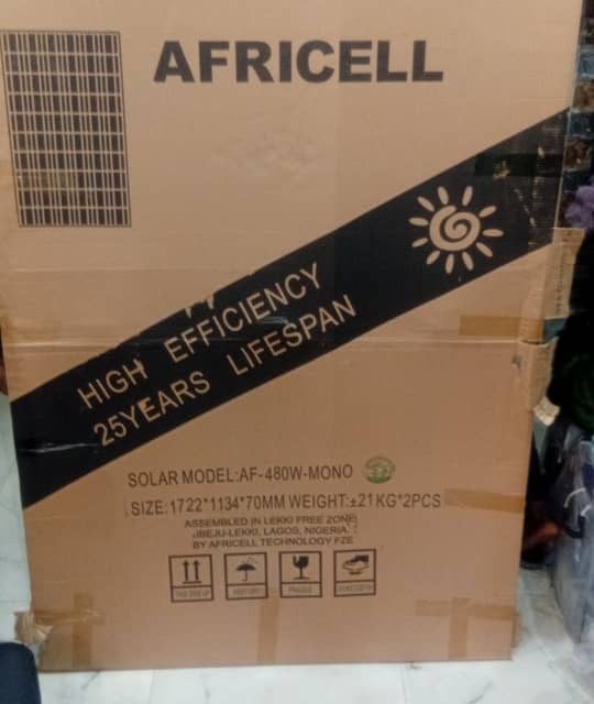 AFRICELL 480w mono solar panelAlabaMarket247 - Alaba International Market Online Store