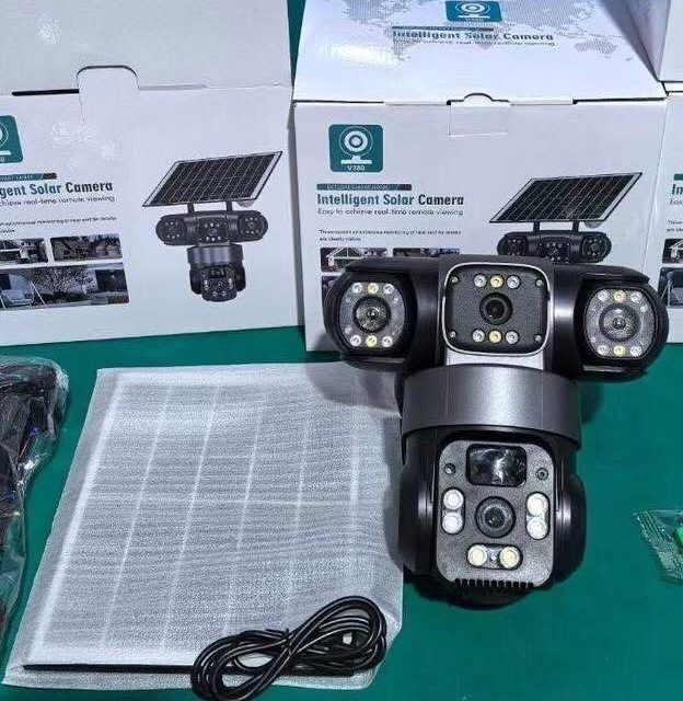 Four Lens Solar CCTV CameraAlabaMarket247 - Alaba International Market Online Store