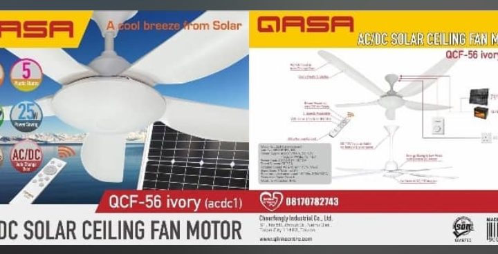 QASA QCF-56 ivory (acdc1)AlabaMarket247 - Alaba International Market Online Store