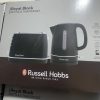 Russell Hobbs Royal Black KETTLE & TOASTER SET