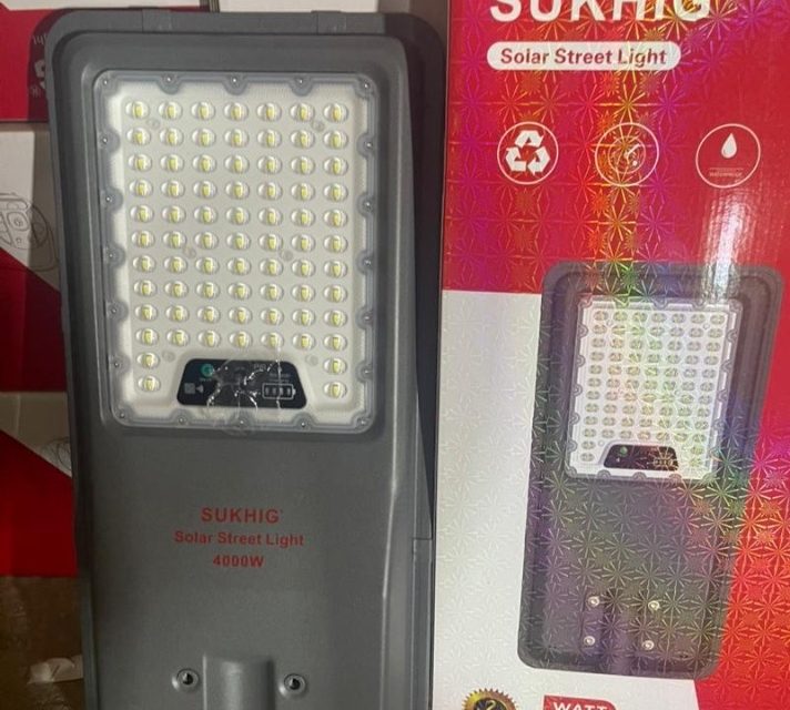 4000W SUKHIG SOLAR STREET LIGHTAlabaMarket247 - Alaba International Market Online Store