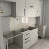 Kitchen cabinet with marble top
