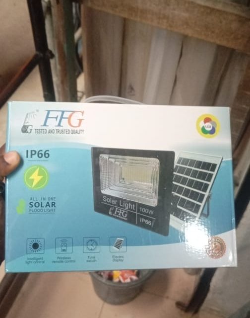 100W FFG SOLAR FLOOD LIGHTAlabaMarket247 - Alaba International Market Online Store