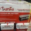 165AH SUNFIT GEL DEEP CYCLE BATTERY