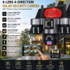 AOV 4G Solar Triple/Four-Lens PTZ (Pan-Tilt-Zoom) Security Camera