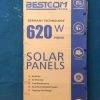 Bestcom Tech 620W Monocrystalline solar panel.