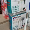 Tinmo 18-inch Rechargeable Solar Standing Fan.