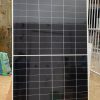 Monocrystalline PERC half-cut solar panel (typically in the 500W