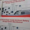 SAKO brand hybrid solar inverters  lithium batteries.