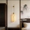 Lysandra Vertical Alabaster Wall Sconce Light