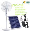 JCNS-013 is a 16-inch solar-powered standing fan
